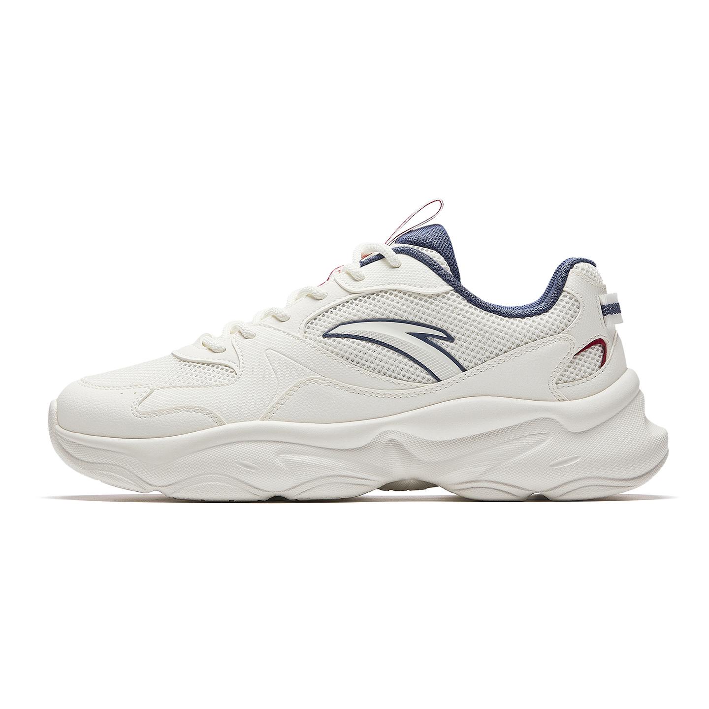 

Anta Puffy Star Abrasion Resistant Lightweight Breathable Casual Shoes Men s Ivory White 912628829-1 42