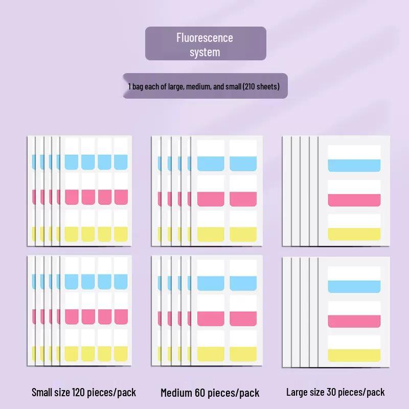 Morandi Writable Label Stickers: Post-it Notes Memo Pads