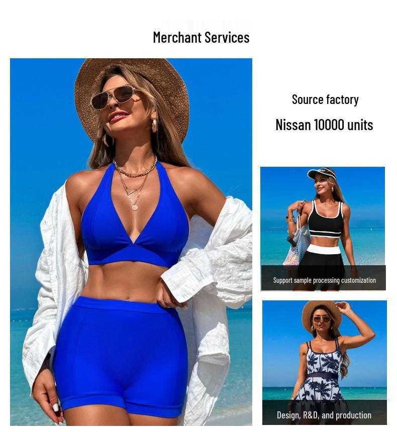 European & American High Waist Bikini - Sexy Women's One Piece Swimsuit, New Style