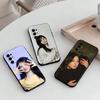 ActressK-Kim Ji-won  Phone Case For Samsung S25,S24,S21,S22,S23,S30,Ultra,S20,Plus,Fe,Lite,Note,10,Black Cover