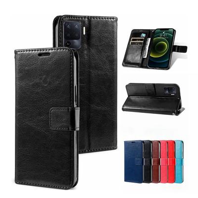 Luxury Leather Flip Protect Case For Realme 8 9 14 Pro C63 C61 C51 C71 OPPO A40 A74 A54 A79 5G A57 A16 A53 A60 A17 Reno 13 13F 14F Wallet Cover Coque