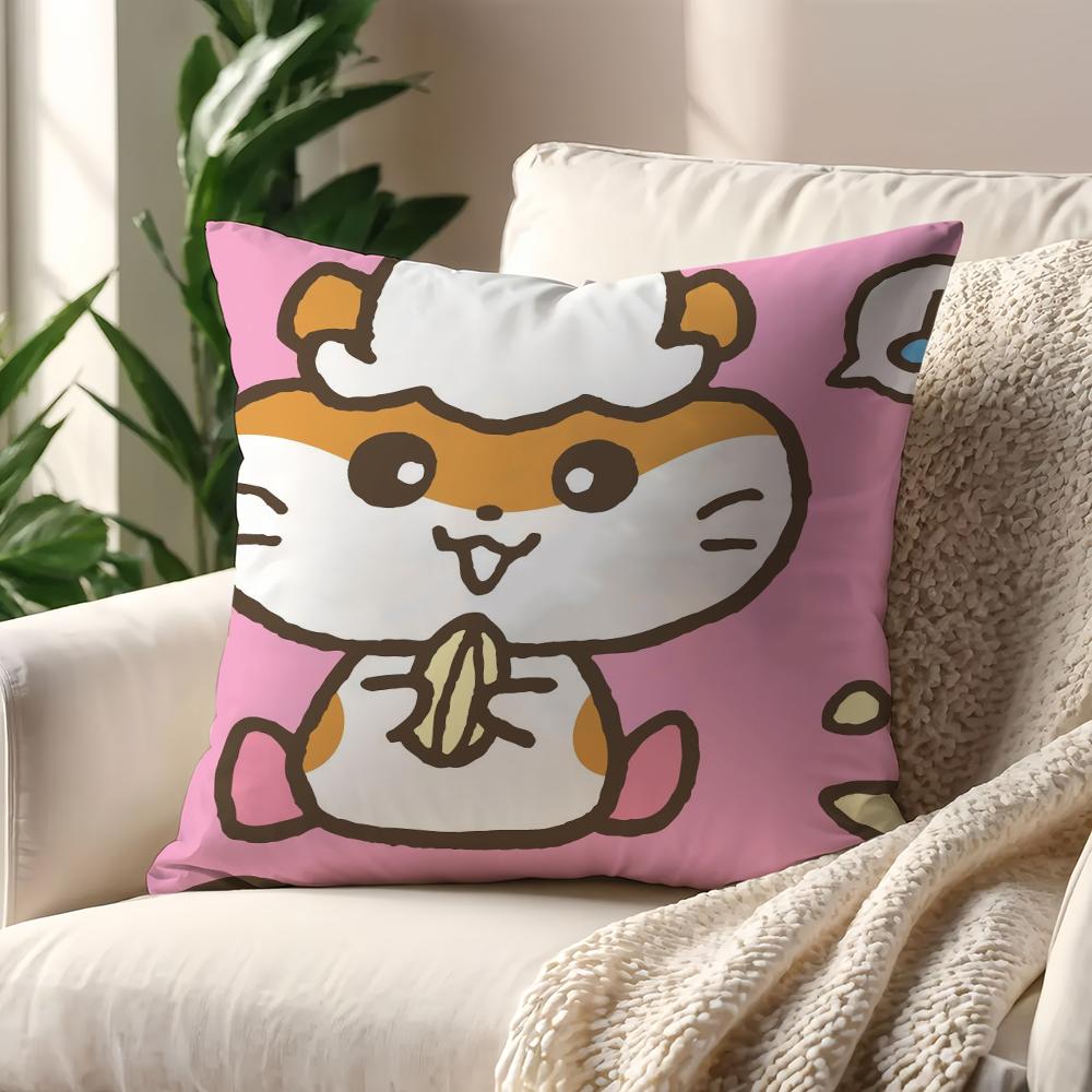 C-Corocorokuririn Cute Cushion Cover For Pillow Printing Sofa Decoration Home Car Room Coffee Shop Office Nordic Simplicity