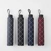 Paradise Umbrella Plaid Umbrella for Men and Women, Dual-Use for Sun and Rain, Black Coating Sun Umbrella, Sun Protection, Uv Protection, Folding