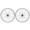 Mountain Bike Wheelset 69.9cm/27.5Inch, Aluminum Alloy Rim Disc Brake MTB Wheelset, Quick Release Front Rear Wheels Black Bike