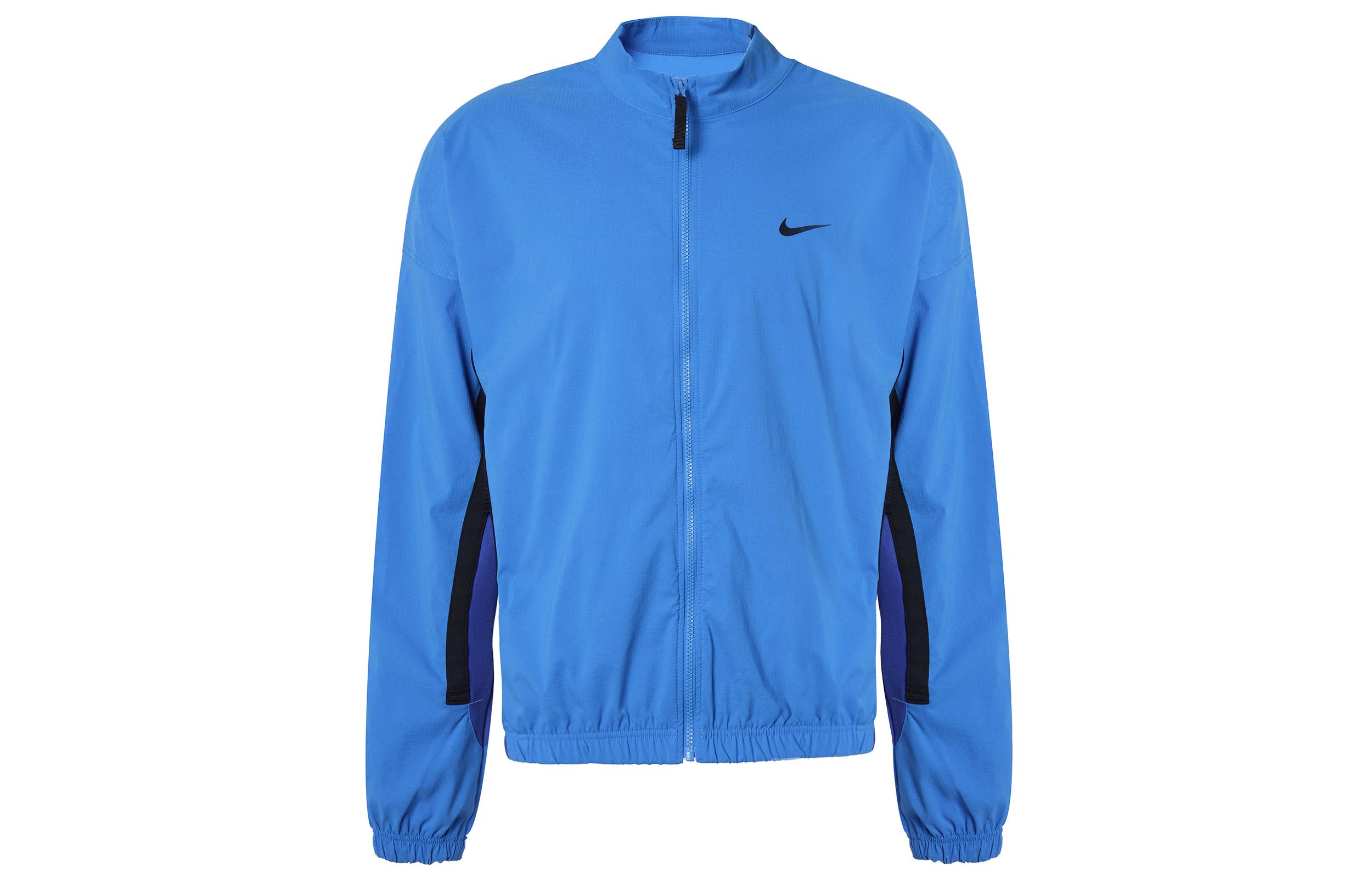 Nike Jackets Men s Blue Stand Collar Moderate Other DV9443-435 L