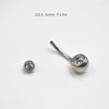 G23 Titanium Alloy ASTM F136 Internally Threaded Belly Button Ring 12mm - Navel Piercing Jewelry