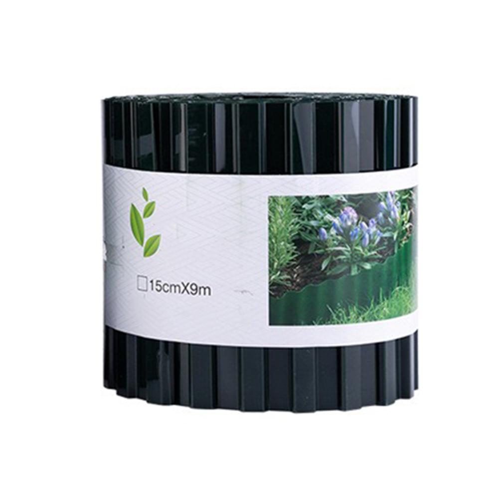 1 Pcs 9M Garden Plastic Fence Edging Barrier Plastic Fence Panels Flowerbed Patio Yard Lawn Outdoor Landscape Border