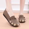 Comfortable Walking Shoes for Elderly Women Soft Sole Slip-on Flats Anti-fatigue Casual Loafers