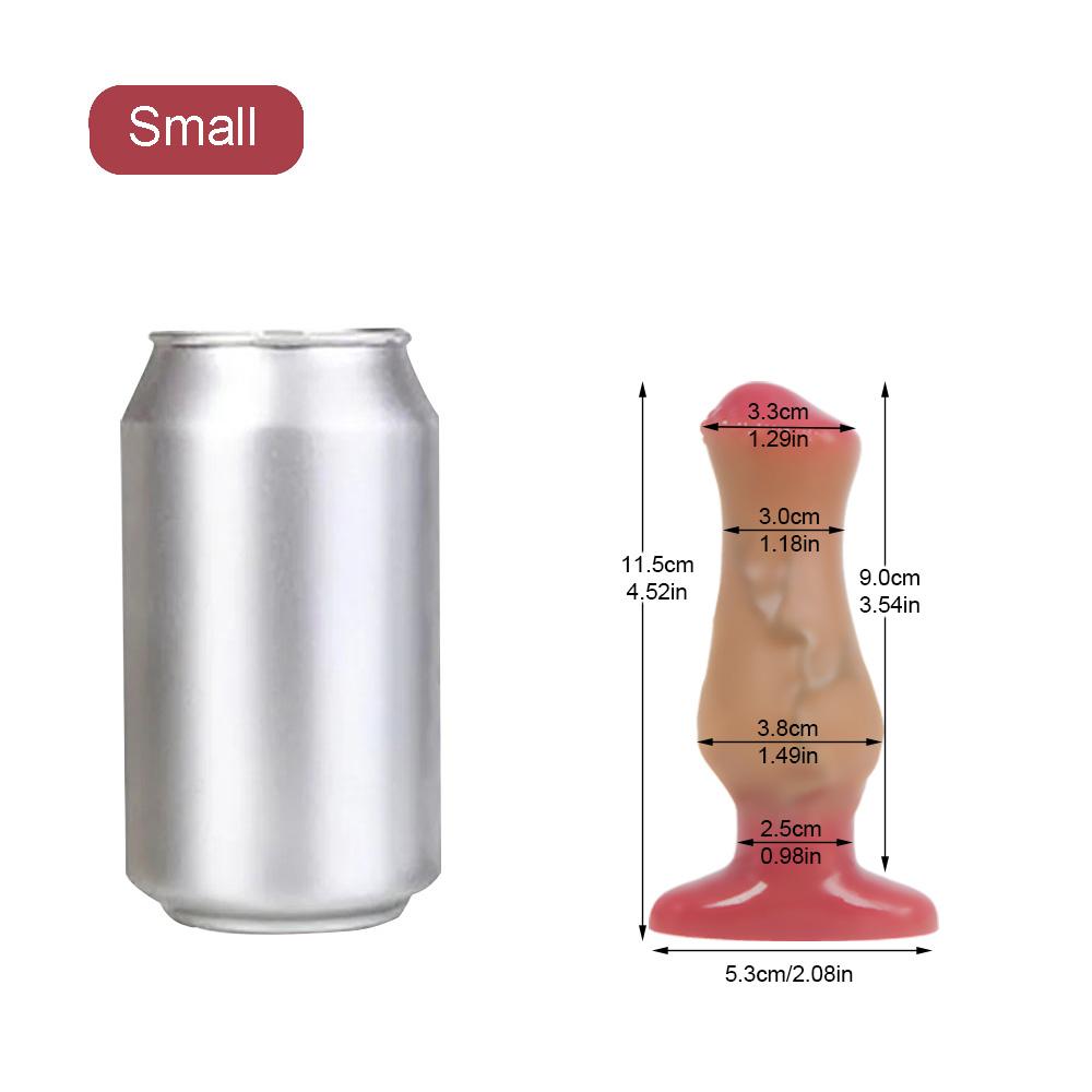4-7cm Horse Anal Plug Soft Liquid Silicone Butt Plug Animal Anal Dildos For Women Men Anal Dilation Prostate Massage Buttplug