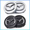 For Mazda 6 3 CX5 5 2 323 CX7 Demio Atenza Axela MX30 CX30 CX3 CX9 RX8 RX7 56mm Car Emblem Tire Wheel Hub Cap Rim Covers Auto Decorate Accessories