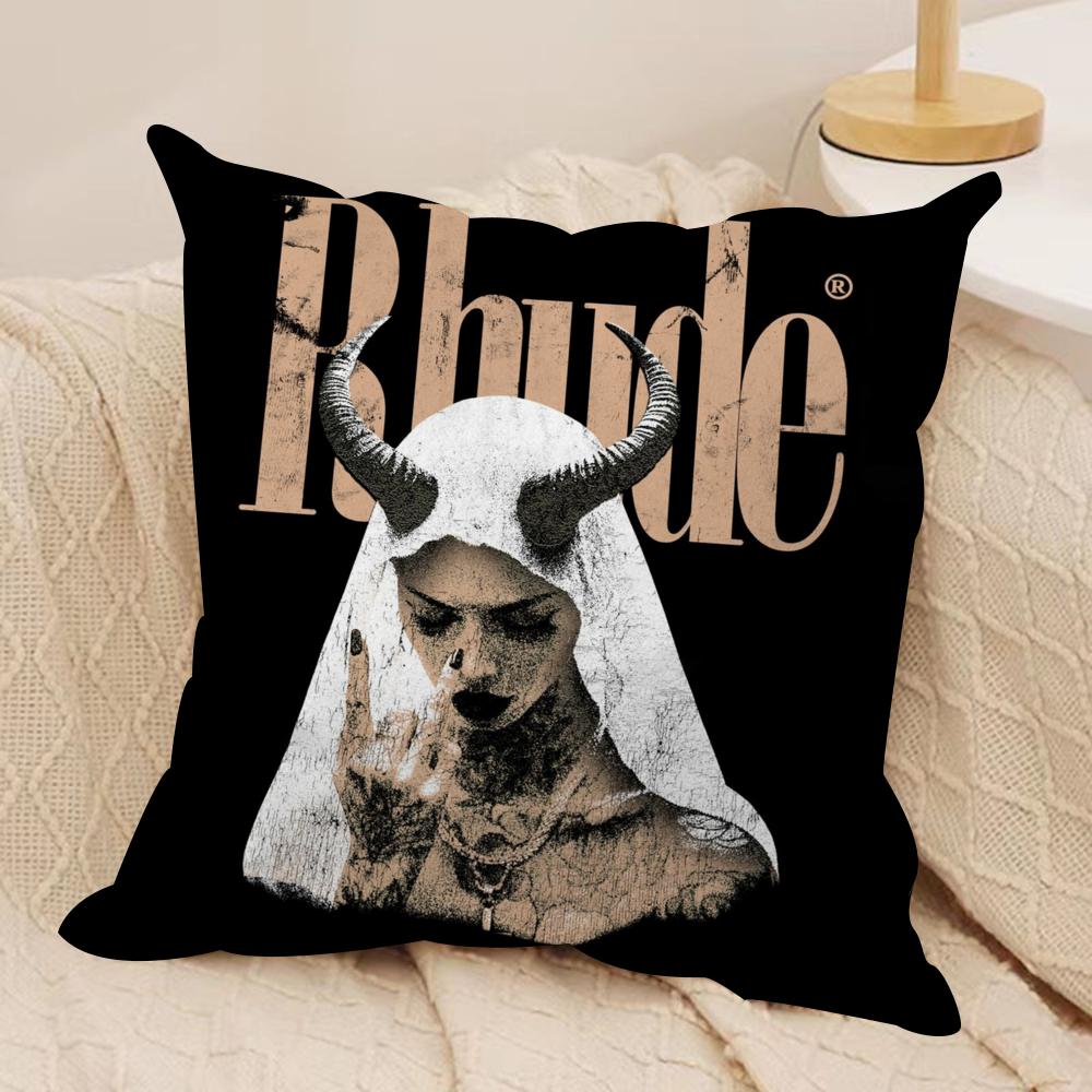 Fashion Brand RRHUDEs Cushion Cover Soft Plush Fabric DoubleSided Printed Sofa Cushion Cover for All Seasons Home Decor Gift