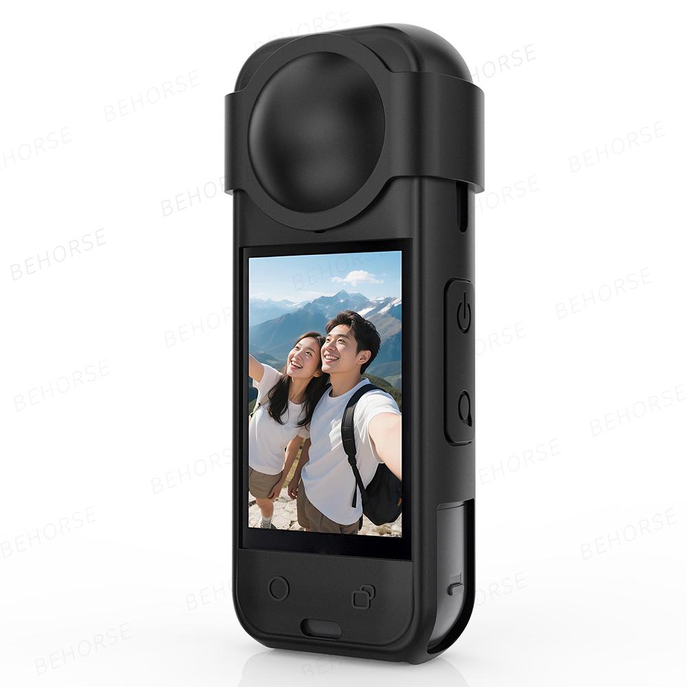 Action Camera Silicone Case For Insta360 X5 Anti-scratch Protective Lens Cover Sleeve Protector For Insta360 X5 Accessories