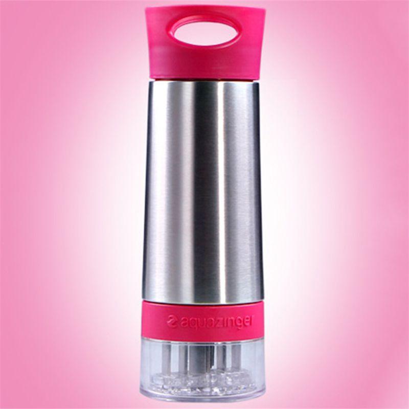 Aqua Zinger Flavor Infuser Flavored Water Bottle With Stainless Steel Design For Healthy Hydration