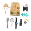 Kids Outdoor Adventure Kits, Pretend Play Costume, Dress up for 3-7 Years Old