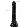 5 Size Soft Dildo MoDi Black Realistic Fake Dick Penis Butt Plug Sex Toys for Woman Men Vagina Anal Massage