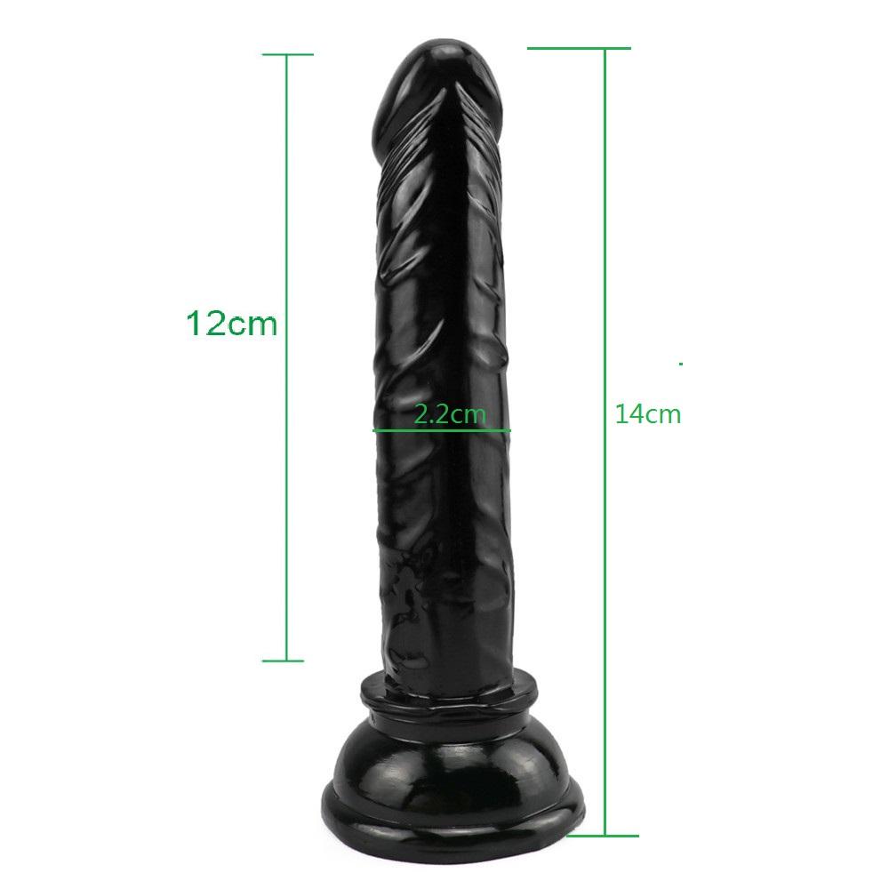 5 Size Soft Dildo MoDi Black Realistic Fake Dick Penis Butt Plug Sex Toys for Woman Men Vagina Anal Massage