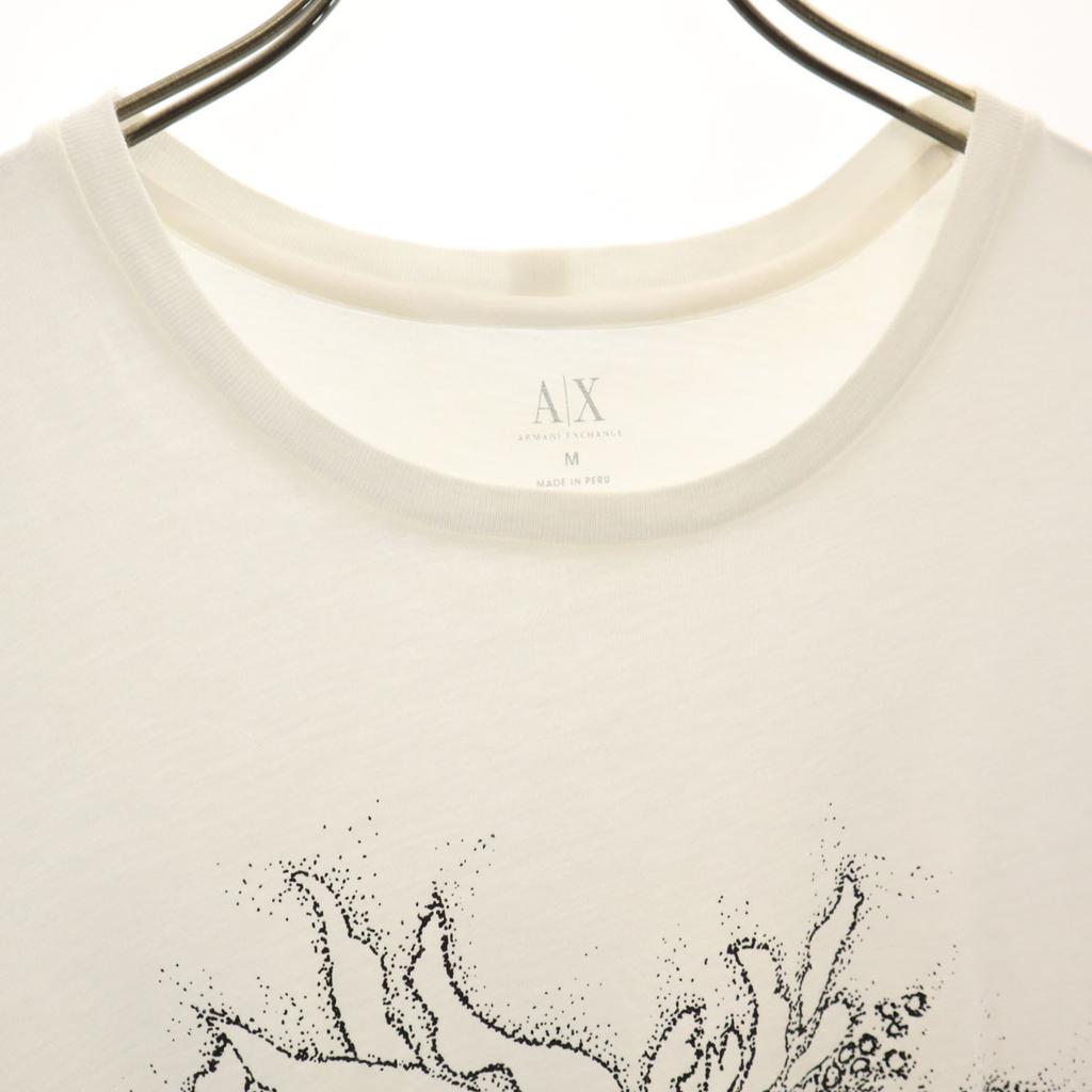 Armani Exchange Short Sleeve T-shirt M White Men's Used