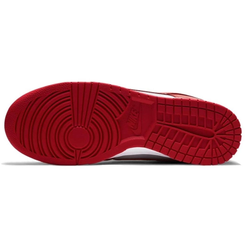 Nike Dunk Chicago Red Slip Resistant Abrasion Resistant Low top Skateboard Shoes Unisex Red White Black HF5441-104(Team458-)