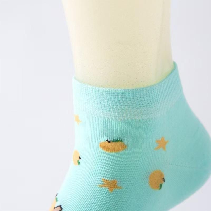 No Show Socks Cotton Low Cut Socks Funny Novelty Socks Anime Short Socks Fun Ankle Socks for Women Girls Capybara Socks