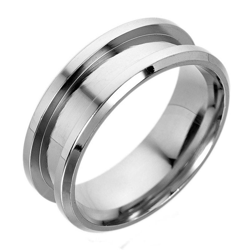 Fashion Popular Jewelry Ornament DIY Handmade Titanium Steel Ring Ring Ring Eardrop Frame 304 Stainless Steel Accessories Thumb Ring