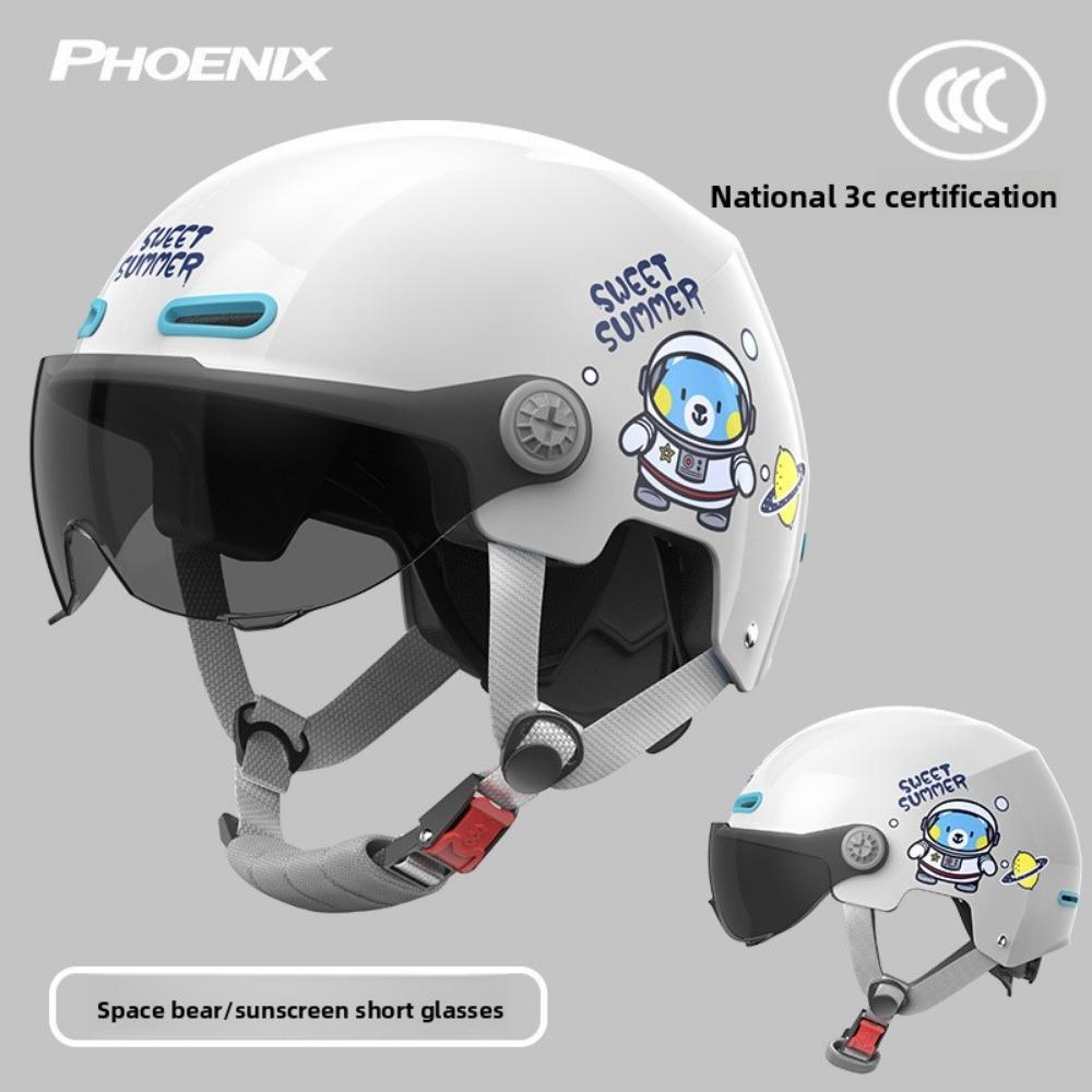 Children's Electric Car Helmet Motorcycle Helmet Cartoon Half Helmet Summer Helmet Four Seasons Helmet