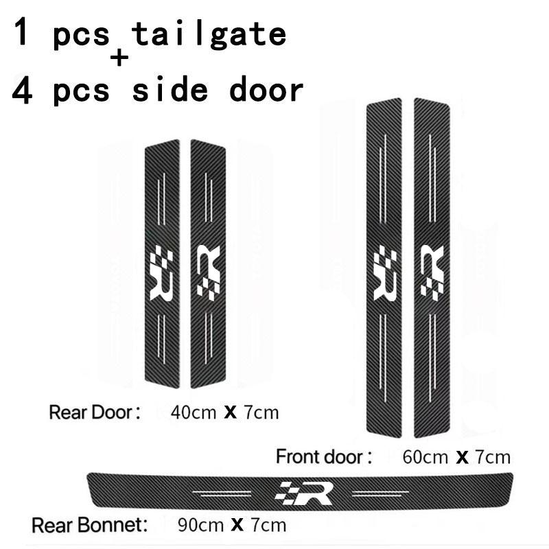USYM3 Car Door Sill Stickers For Seat R Formentor Born Ateca Toledo Leon Ibiza Alhambra Exeo Altea Arona Mii IBL Car Accessories