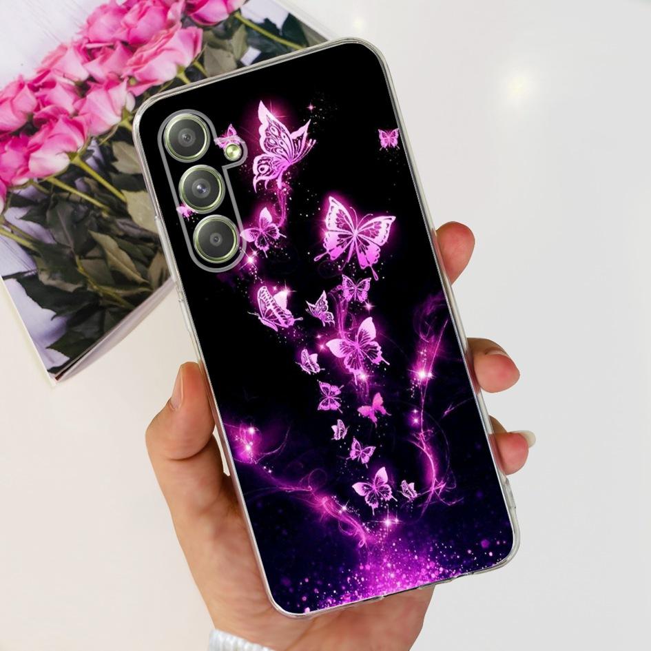 For Samsung Galaxy A54 Case A546B SM-A546B Cute Astronaut Clear Silicone Soft Phone Cover For Samsung A54 5G A 54 GalaxyA54 Capa