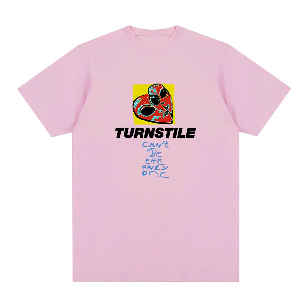 TURNSTILE T Shirt Aesthetic High Quality Tee-shirt O-neck Clothing Graphic Printing Casual Retro Singer Style Tshirt