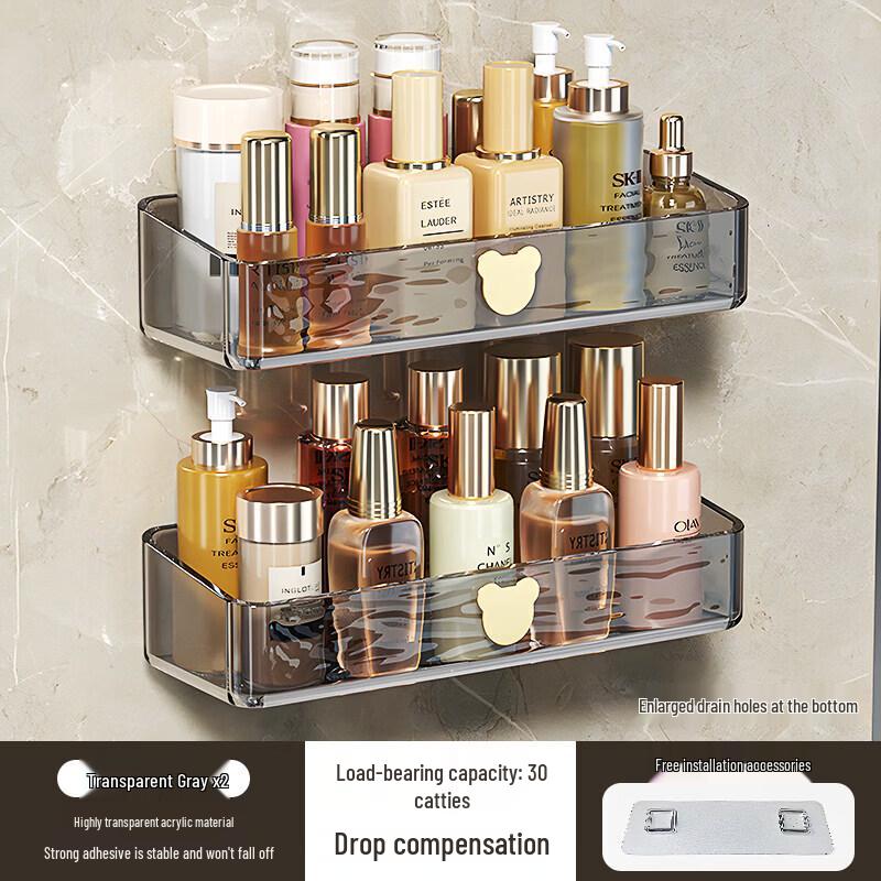 LIEI No-Drill Bathroom Corner Organizer Shelf