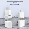 20W PD Fast Charger for iPhone 16/15 Pro Max - EU/US Specifications