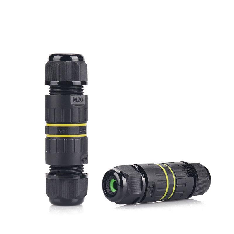 IP68 M20 Outdoor Waterproof Connector for Street Lights - 3-Core & 4-Core Cable Compatible