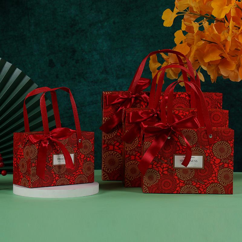 

Креативная подарочная коробка для свадебных конфет – элегантная пустая упаковка для особых случаев Large (25.5*19*11cm, Foldable)