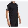 Adidas Club 3-Stripe Polo Shirt Men Tops Black DU0848
