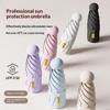 Kompaktowy Mini Parasol Podróżny Parasol Ochrona UV 5-krotny Ultralekki Parasol Przeciwsłoneczny Przenośny Manualny