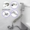 Portable Handheld Toilet Bidet Sprayer Gun Holder Self Cleaning Wash Bidet Faucet Spray 3 Way Valve Bathroom Hose Shower Head