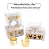 Silver Gold-Plated Car Audio Battery Terminal and Clamp Connector