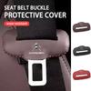 Leather Car Seat Belt Buckle Plug Protector Anti-Scratch Clip For C4 C3 C5 C1 C2 C6 C4L DS3 DS4 Berlingo Picasso Jumper