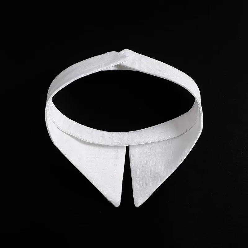 Black/White Pointed Collar Shirt Detachable Fake Collar for Women's Autumn Multifunctional Neck Decoration False Clothes Collars