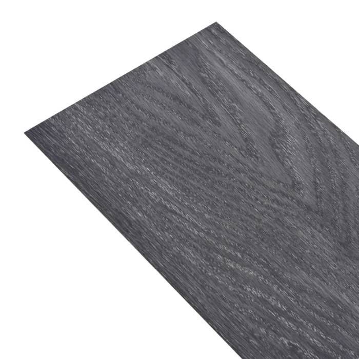 VidaXL Dalles de plancher PVC autoadhésif 5,02 m² 2 mm noir et blanc 245175