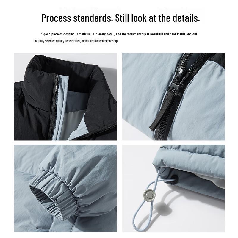 Mark Fairwhale Men's Stand Collar Padded Jacket