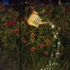 Led Solar Watering Can Light Waterproof Outdoor Walkway Iron Plug Chandelier Street Strip Hanging Lighting Lanscape Patio Lights