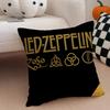 Fashion Iconic LLed ZeppelinS Rock Cushion Cover Throw Pillow Cover Hidden Button Durable Polyester Chair Cushion