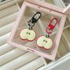 Charming Fruit Key Ornament Chic Fruit Pendant Key Holder Resin and Alloy Stylish Bag Pendant Decoration