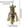 Bite Resistant Parrot Chewing Toys Shredding Crinkles Corn Husk Grinding Toy  Mental Play Training