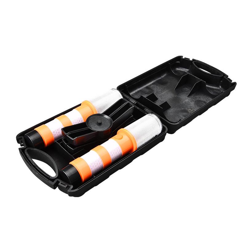 LED Magnetic Road Safety Warning Flashlight