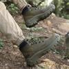 New Men Tactical Boot Military Safety Size Plus Work Hunting Hiking Shoes Breathable Desert Motorcycle Ankle Army Climbing Shoes