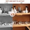 1 Roll Can Cut Table Mat Drawers Cabinet Shelf Liners Drawer Liners Fridge Pad 59x11.8in Non-Slip Durable EVA Drawer Pad