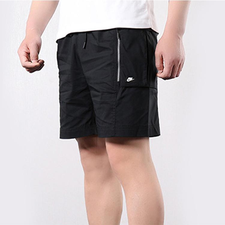 Nike Running Casual Cargo Shorts Men Bottoms Black AR2374-010