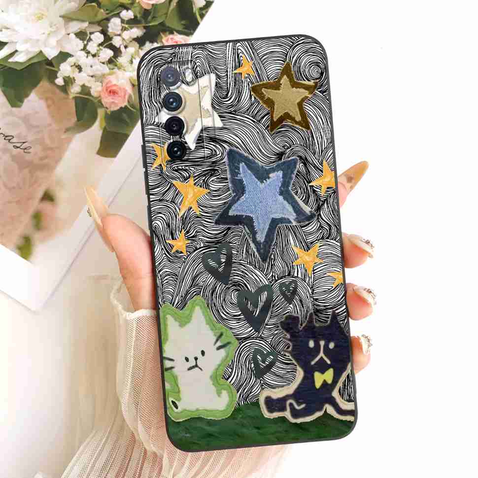 

For Huawei nova 7 5G Case JEF-TN00 JEF-AN00 Cartoon Pattern Silicone Back Cover For Huawei Nova7 JEF-NX9 JEF-AN20 Phone Shell Huawei nova 7 5G