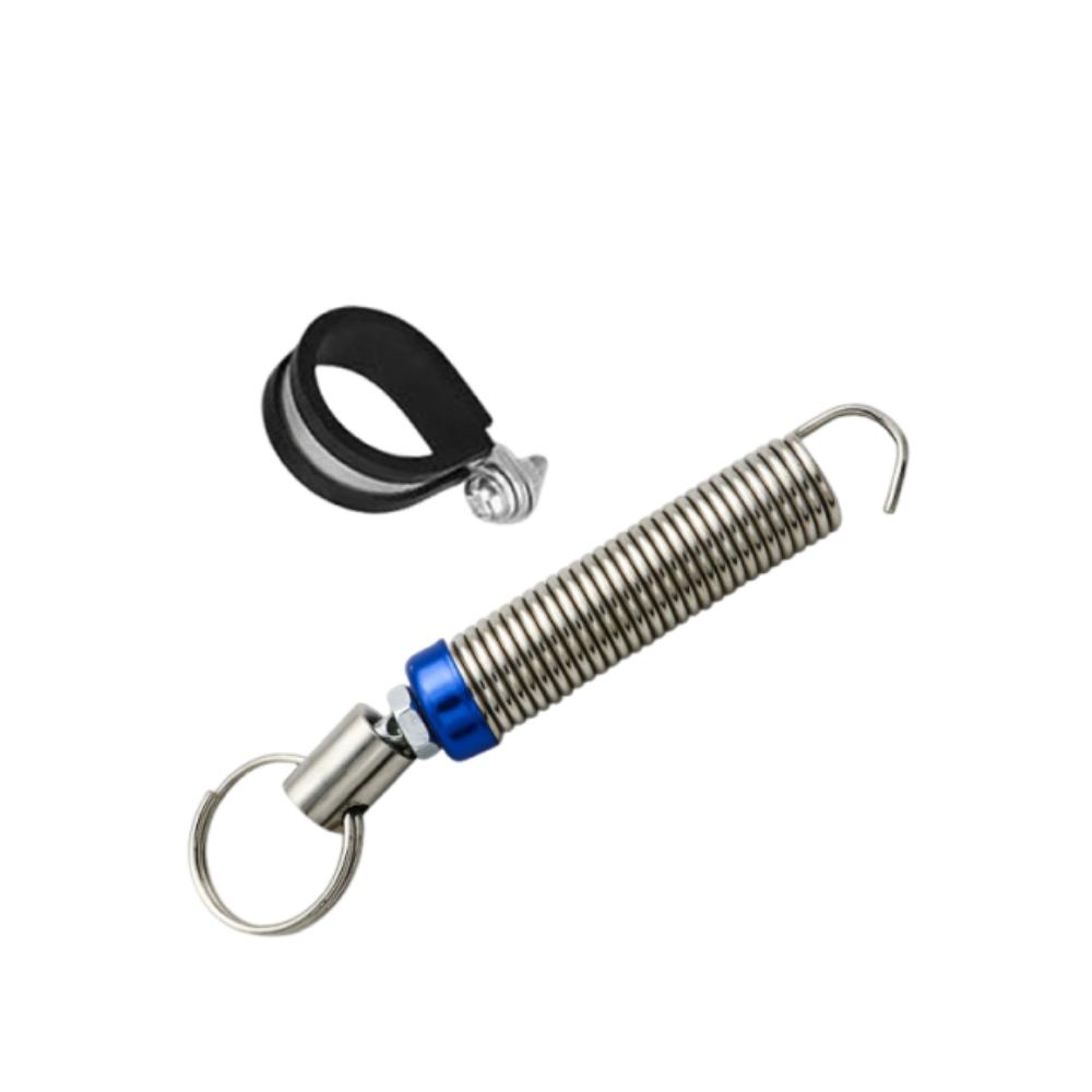 2/4Pcs Clamp Car Boot Lid Lifting Spring Adjustable Trunk Lifter  Trunk Lid Automatically Open 2Pcs springs&Clamps